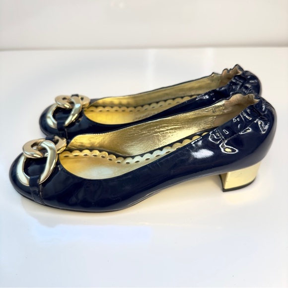 Juicy Couture smells like couture flats ballet gold hardware size 6.5 - Picture 2 of 5